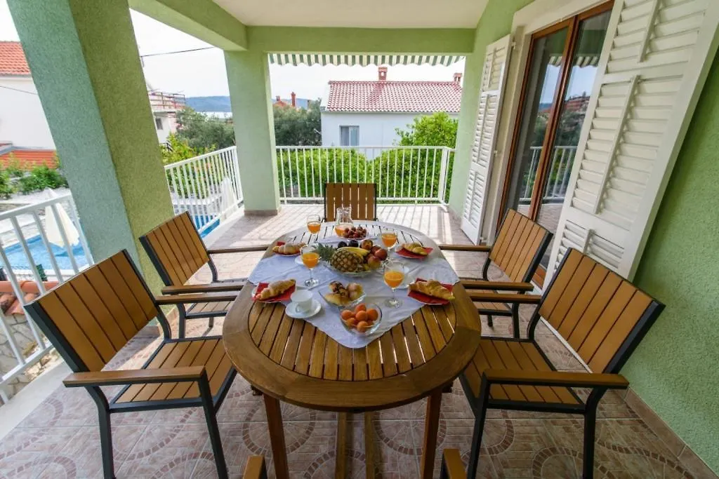 Apartment In Okrug Gornji With Sea View, Terrace, Air Conditioning, Wifi 3436-2 Trogir Croatia